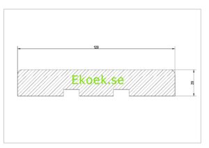 Bränd Träfasad för utomhusbruk